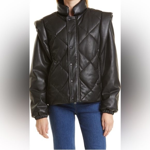 pistola Jackets & Blazers - PISTOLA convertible faux leather jacket